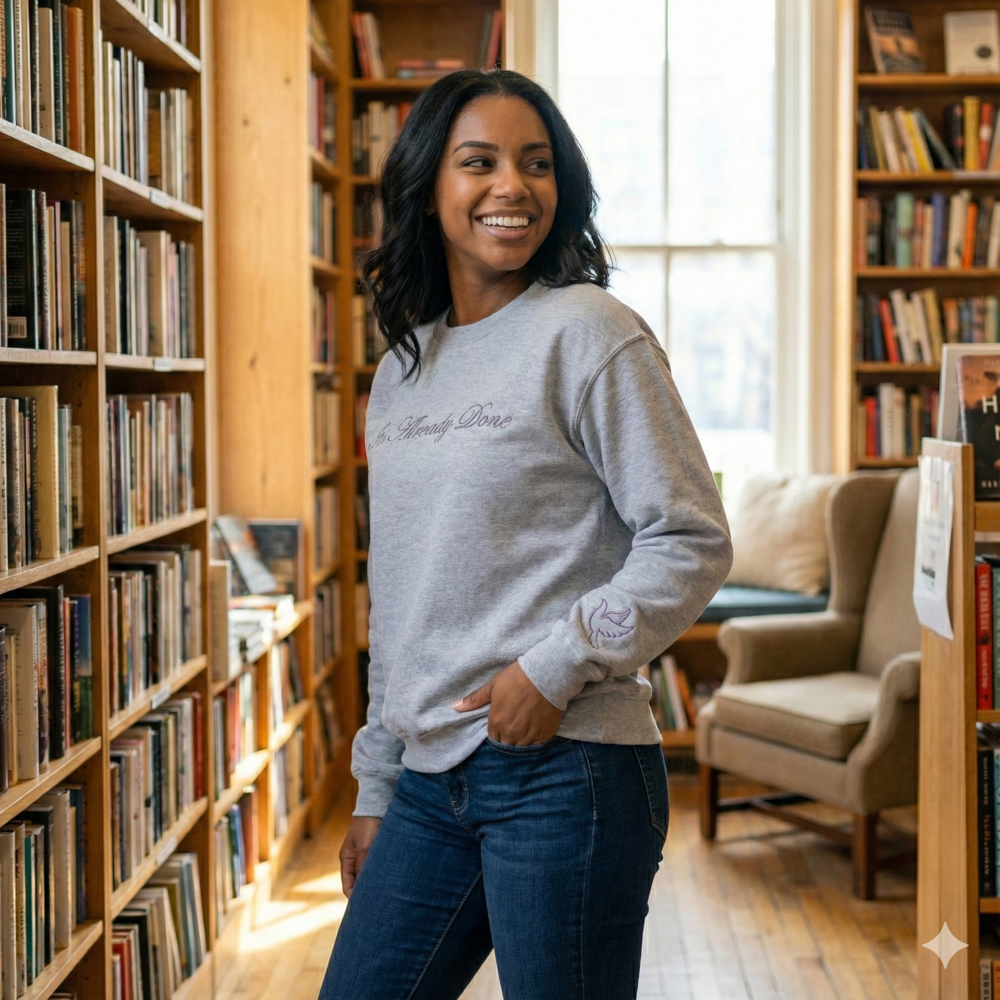 Its Already Done Faith Crewneck Sweater