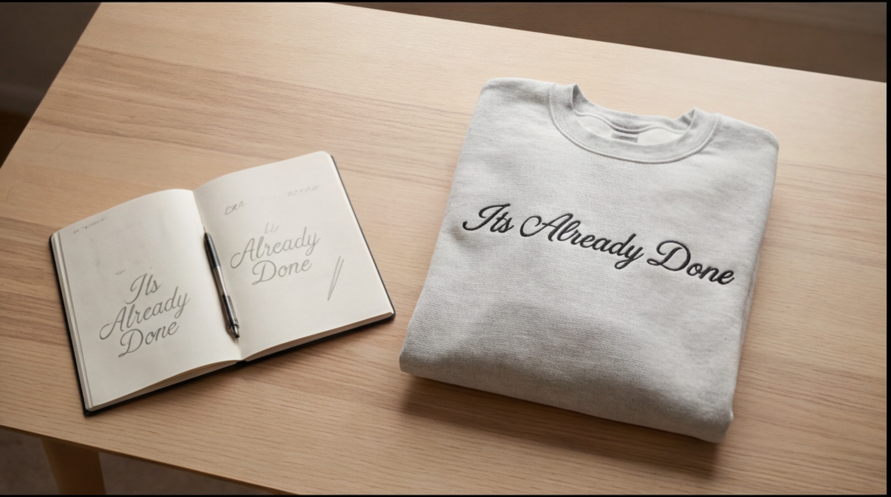 Its Already Done Faith Crewneck Sweater